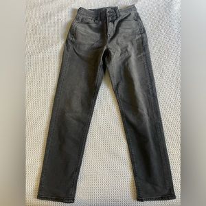 American Eagle Curvy Mom Jean Washed Black